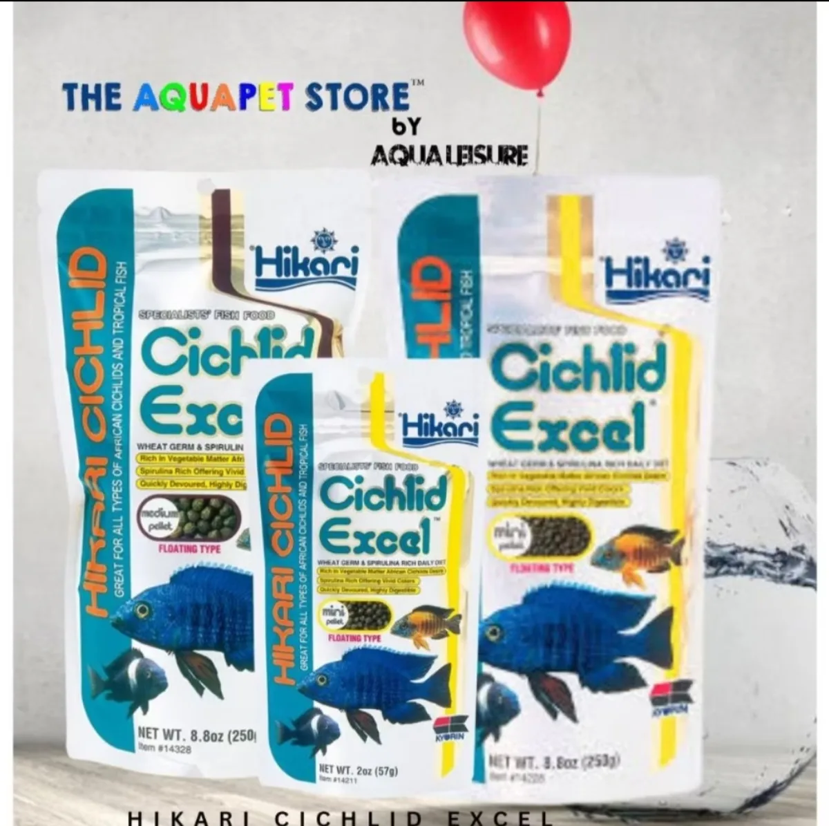 غذای ماهی هیکاری  Hikari Cichlid Excel 57g