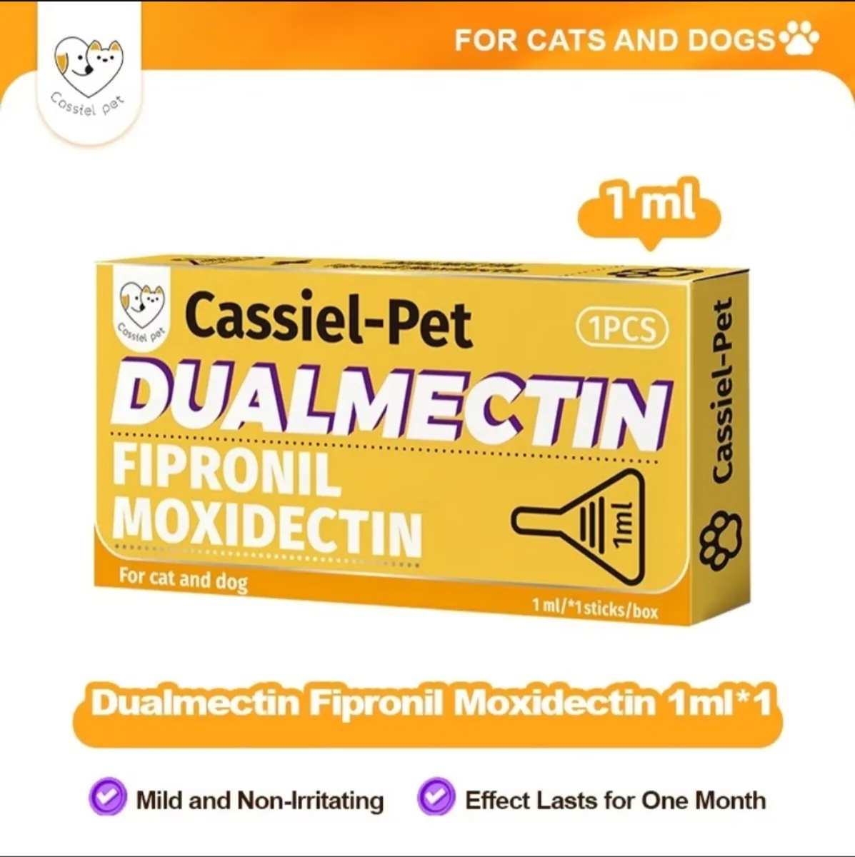 قطره ضد انگل و درمان همه‌جانبه   Cassiel Pet